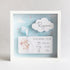 Shadow Box Birth Statistics Frame - Kite